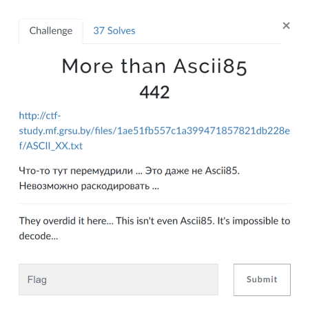 More than Ascii85