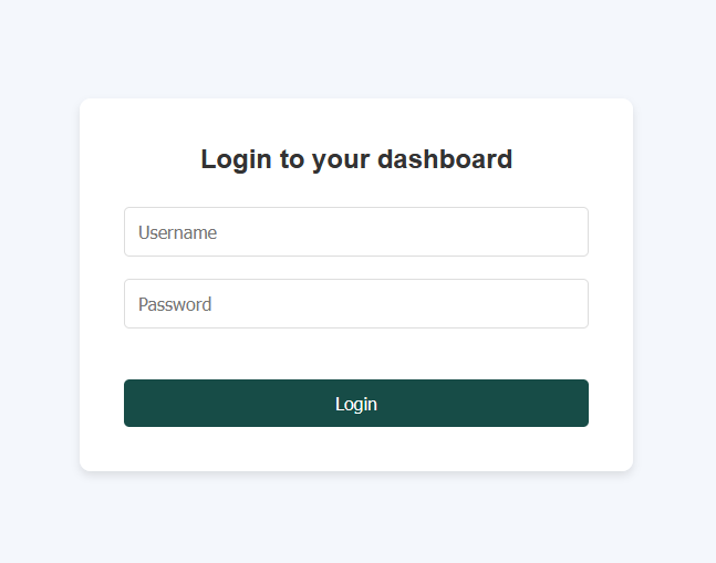Login Page